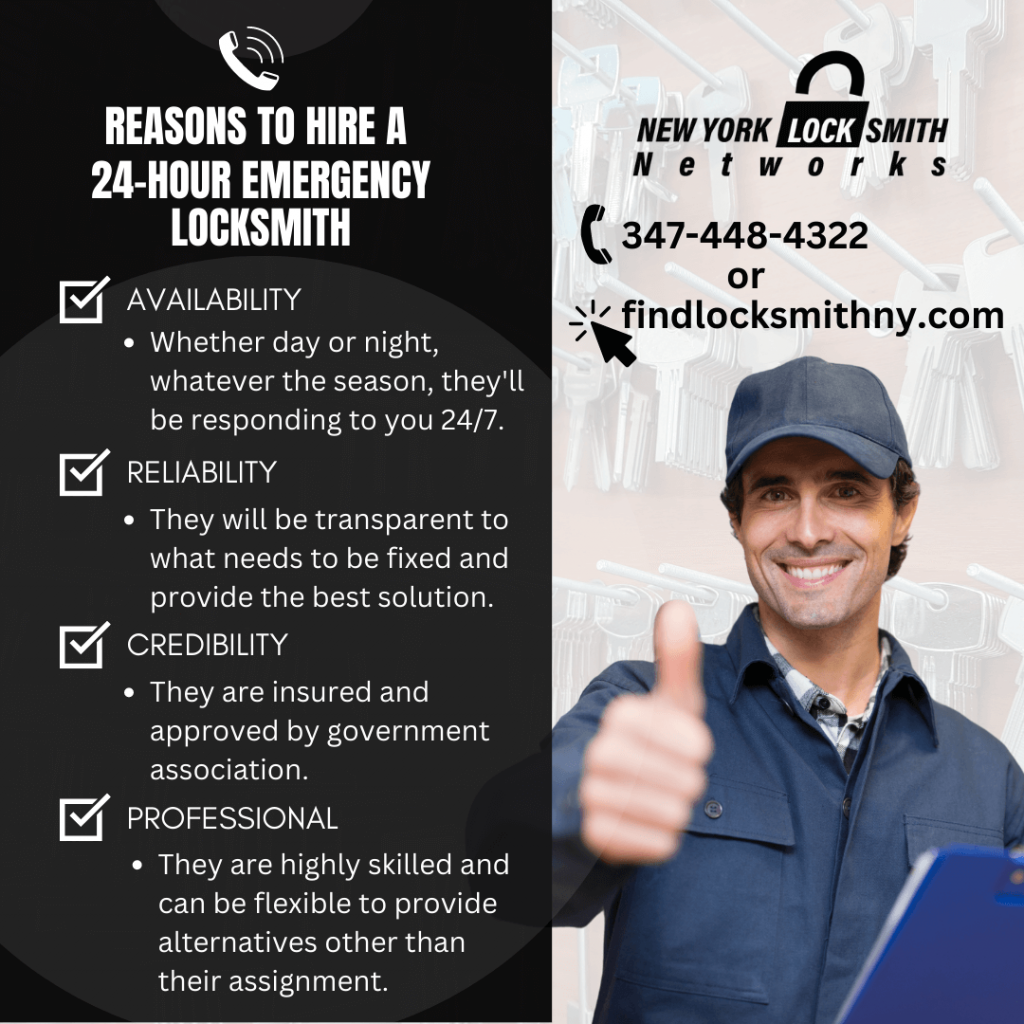 Reasons To Hire A 24-Hour Emergency Locksmith